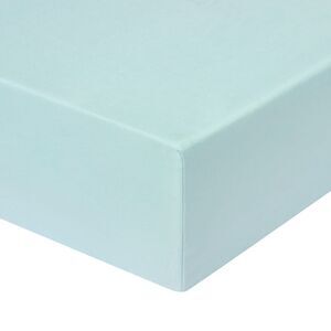 Bamboo Fitted Sheet Cooling Sheets 16 inches Deep Pocket Twin Light Blue